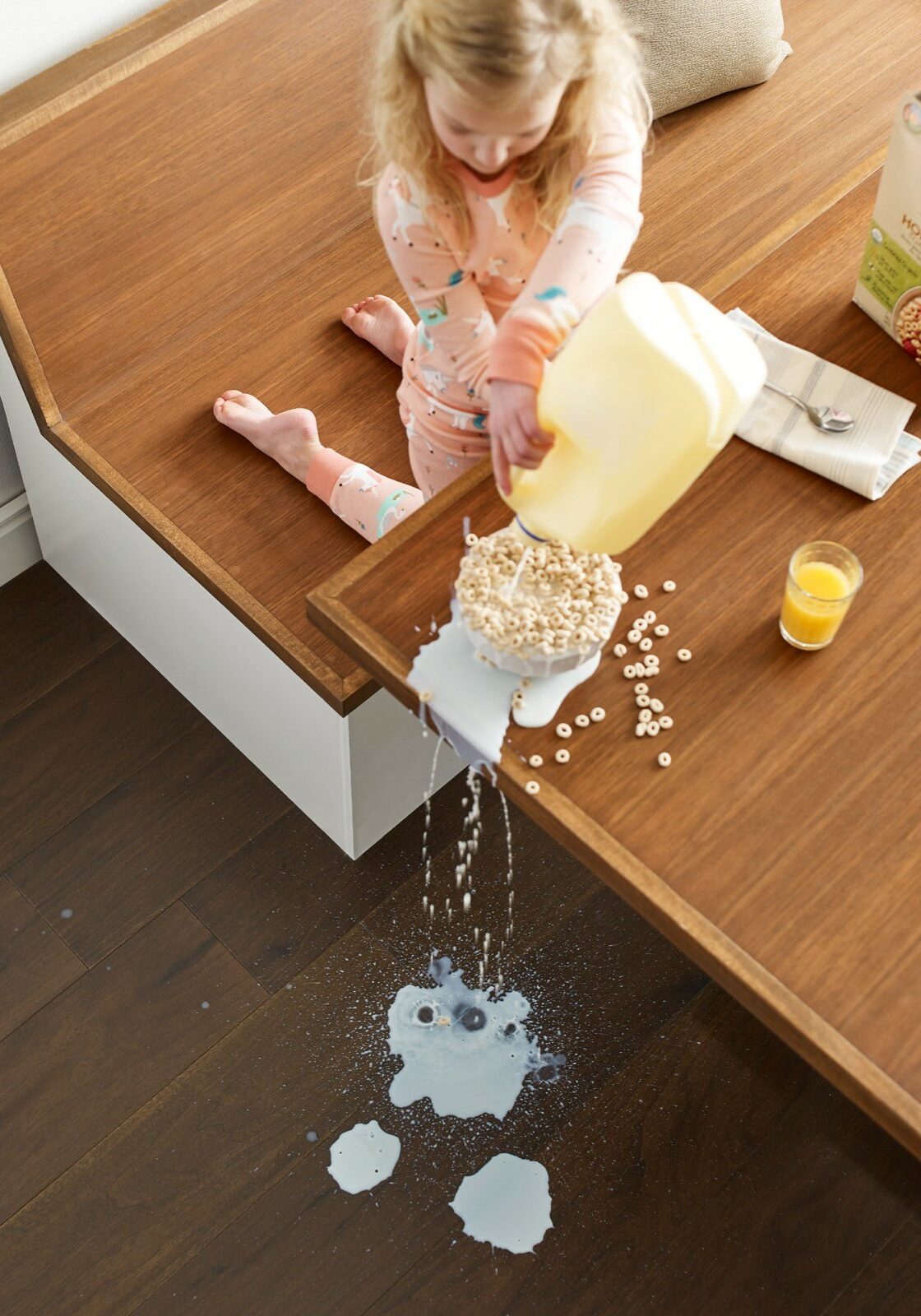 Milk spill cleaning | RDC Renovations